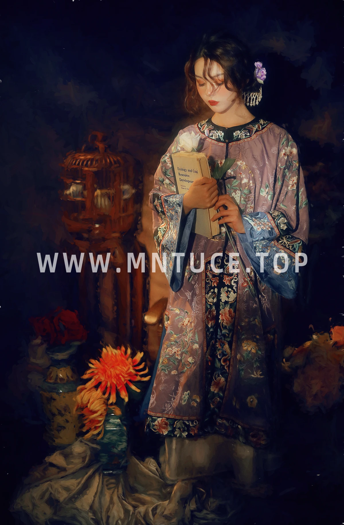 [YITUYU] 2023.01.02 Vol.2821 – Oil Painting and Qing and Han Women Three-letter girl_#[25P]-23