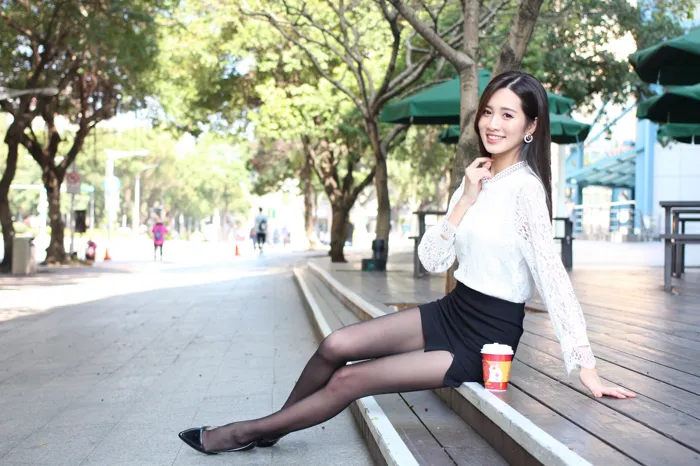 [Mzsock] NO.056 Zhang Jun OL uniform high heels beautiful legs outdoor shooting street photography#[103P]-89